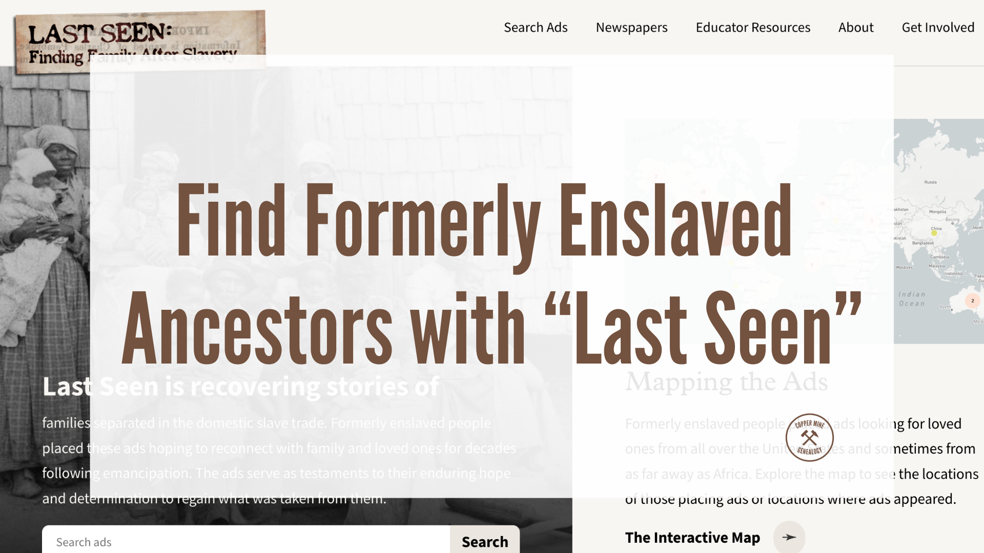 Newspaper ad project helps genealogists and other researchers found family lost during slavery