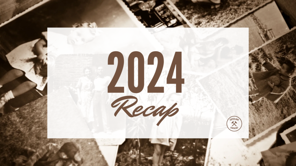 Jennifer Dunn 2024 Genealogy Recap