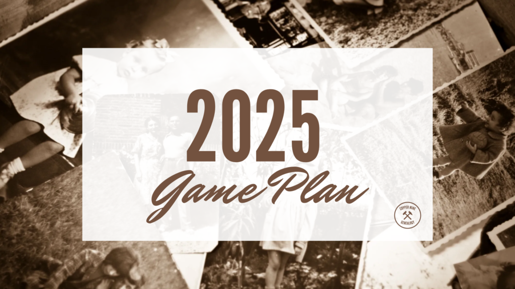 Jennifer Dunn 2025 Genealogy Goals